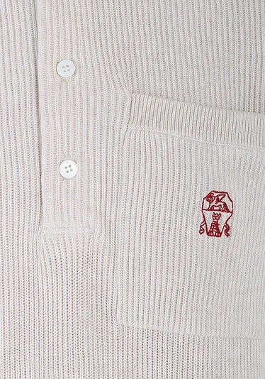 Поло цвет бежевый — превью 5