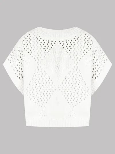 Джемпер цвет белый — превью 1