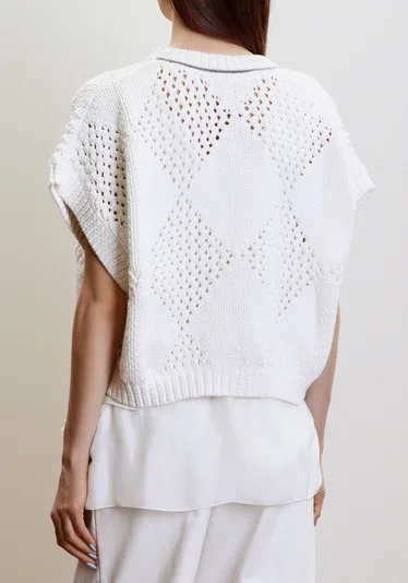 Джемпер цвет белый — превью 4