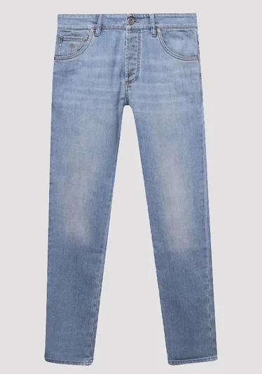 Джинсы цвет голубой — превью 1