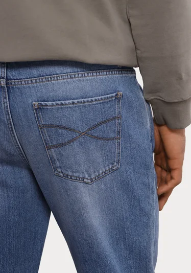 Джинсы цвет голубой — превью 5