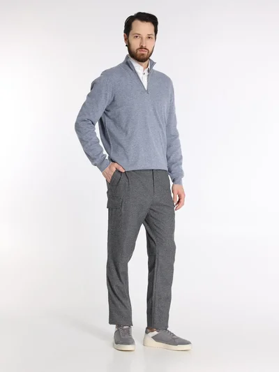 Брюки цвет серый — превью 3