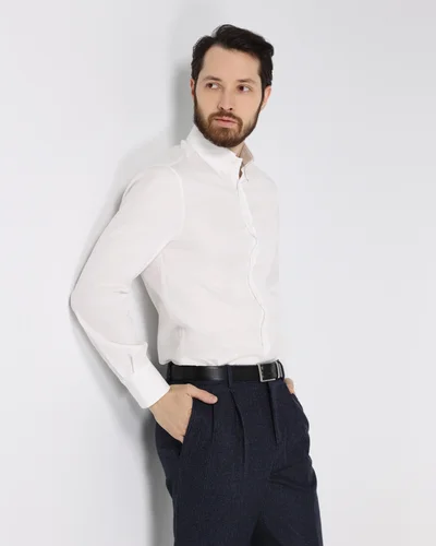 Рубашка цвет белый — превью 2