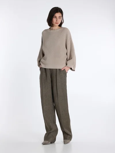 Брюки цвет коричневый — превью 2