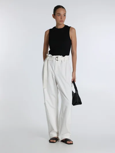 Брюки цвет белый — превью 4