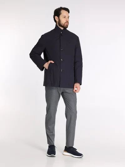 Куртка цвет синий — превью 6