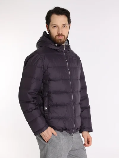 Пуховик цвет фиолетовый — превью 2