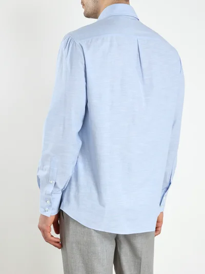 Рубашка цвет голубой — превью 4