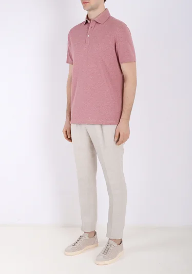 Поло цвет синий — превью 3