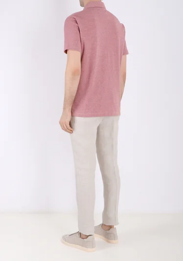 Поло цвет синий — превью 4