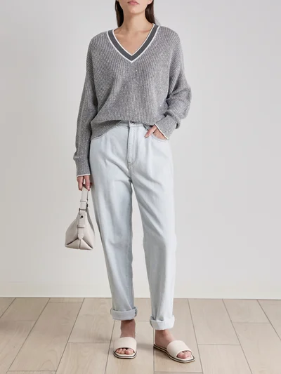 Джинсы цвет голубой — превью 2