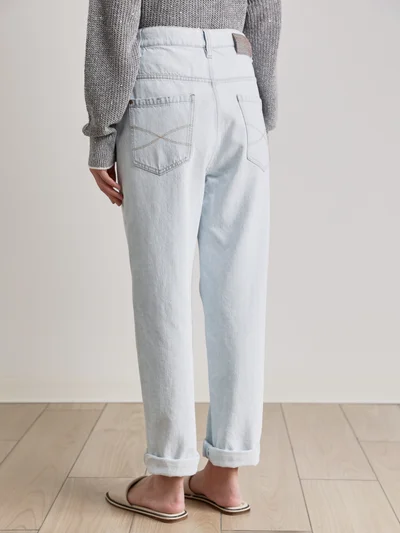 Джинсы цвет голубой — превью 4