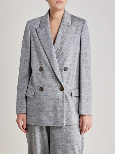 Жакет цвет светло-серый — превью 3