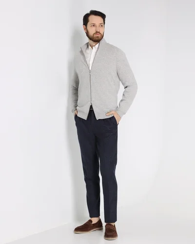 Кардиган цвет сине-голубой — превью 3