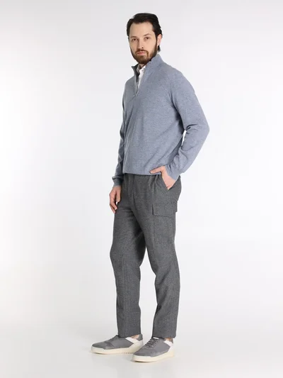 Поло цвет сине-голубой — превью 6