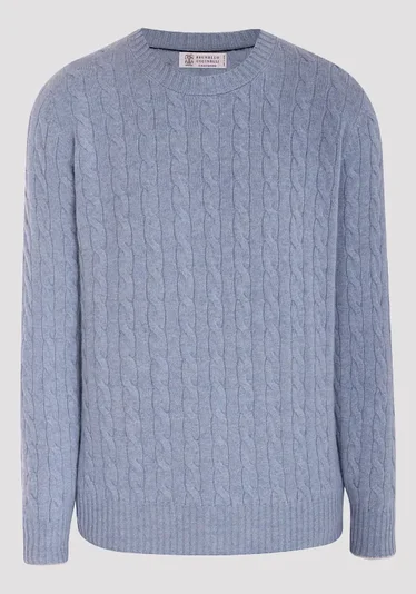 Джемпер цвет сине-голубой — превью 1