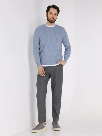 Джемпер цвет сине-голубой — превью 5