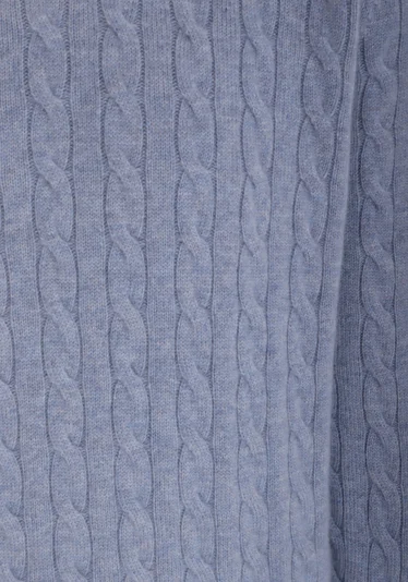 Джемпер цвет сине-голубой — превью 6