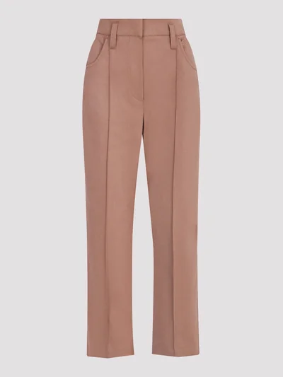 Брюки цвет натуральный — превью 1