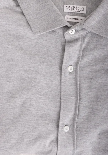 Рубашка цвет светло-серый — превью 9