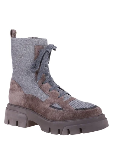 Ботинки цвет серый — превью 2