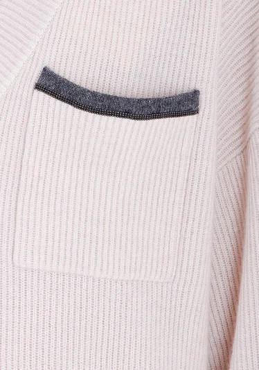 Пуловер цвет крем — превью 4