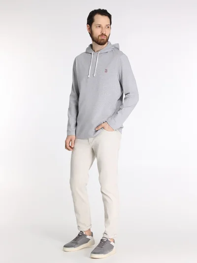 Толстовка цвет серый — превью 3