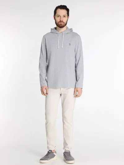 Толстовка цвет серый — превью 4