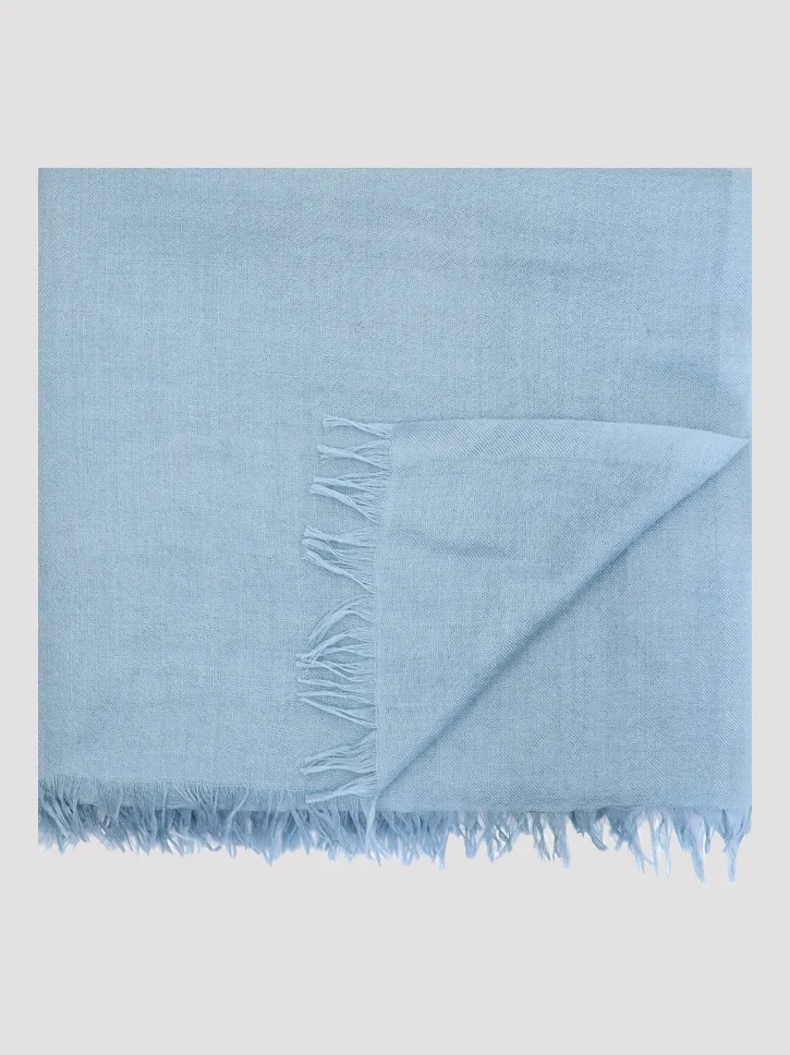 Шарф цвет синий