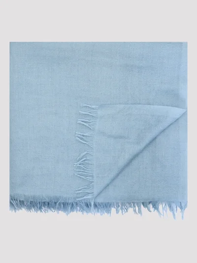 Шарф цвет синий — превью 1