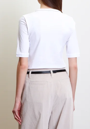 Футболка цвет белый — превью 4