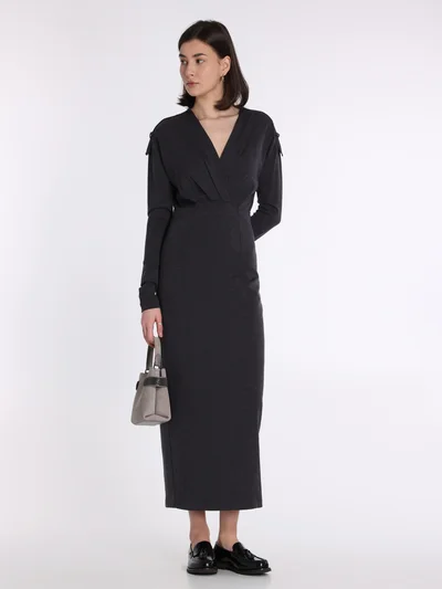 Платье цвет антрацит — превью 2