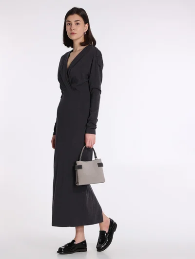 Платье цвет антрацит — превью 4