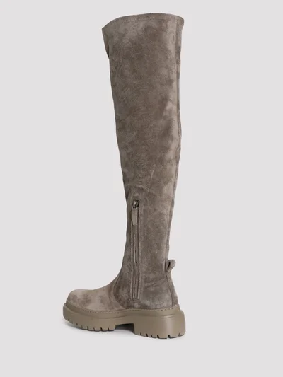 Сапоги цвет средне-серый — превью 3