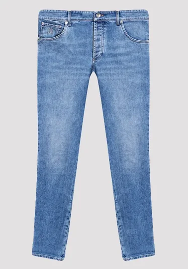Джинсы цвет синий — превью 1
