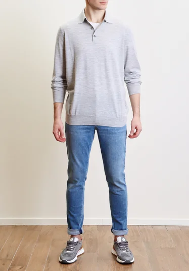 Джинсы цвет синий — превью 3