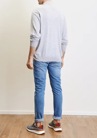 Джинсы цвет синий — превью 4