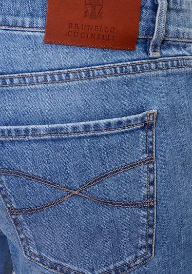 Джинсы цвет синий — превью 5